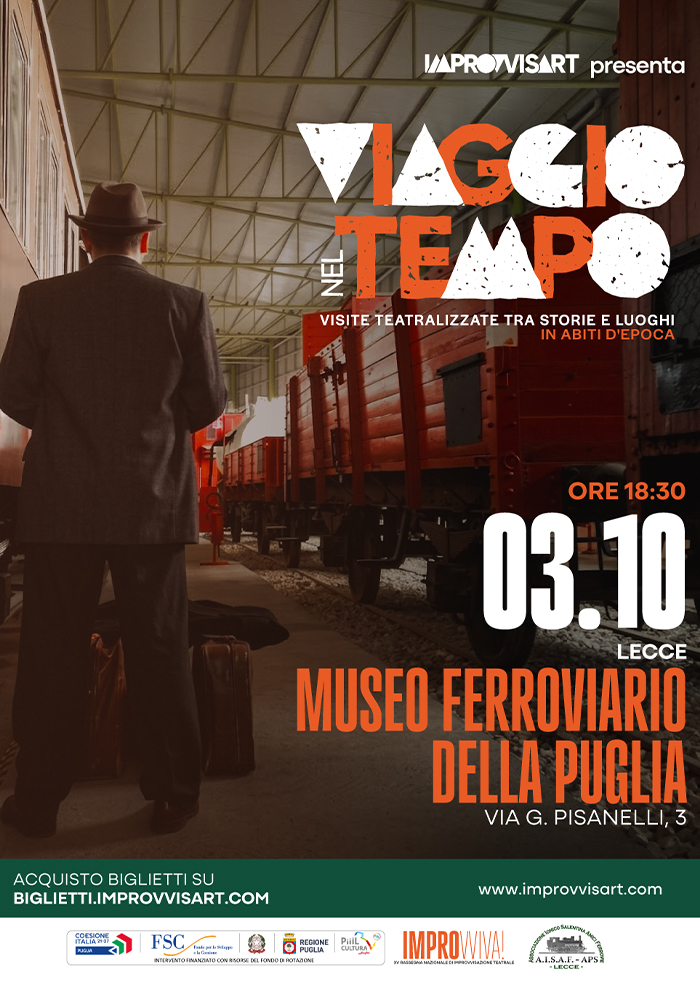 Viaggio nel tempo al Museo Ferroviario della Puglia sabato 3 ottobre